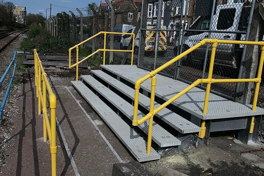 GRP grating jetty walkway, UAE
